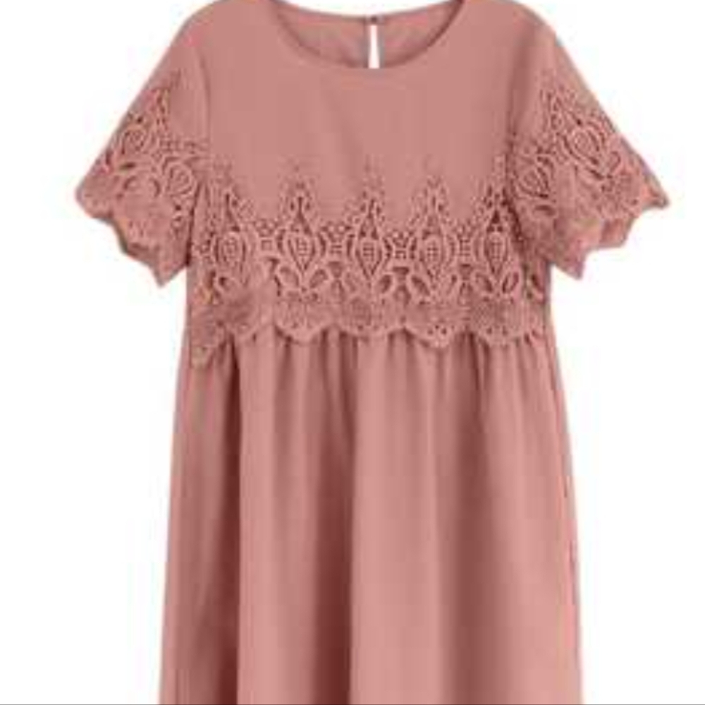 Lace Pink Dress